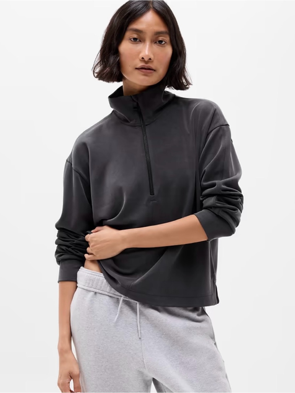 NWOT Seasoft Classic 1/4 Zip Sweatshirt